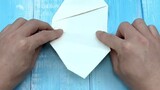 The most popular butterfly paper plane on the Internet, which can flap its wings, come and fold it w