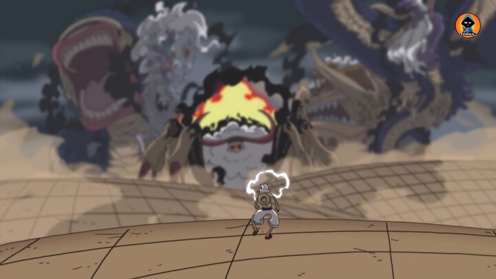 Foreign One Piece fans' homemade animation: Gear Fifth Luffy vs. Five Elders Saturn, etc.