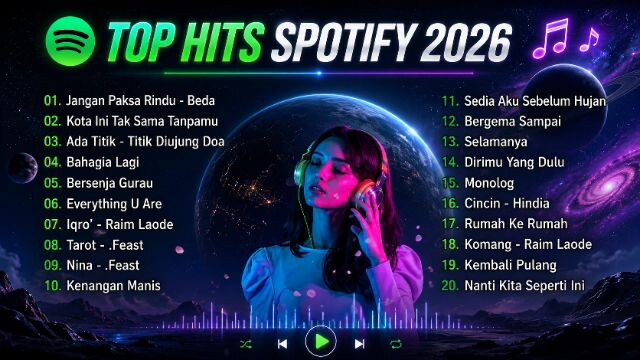 Top Hits Spotify Indonesia 2026 | Top Spotify Indonesia 2026 | Lagu Hits Spotify 2026 | Lagu Terbaru