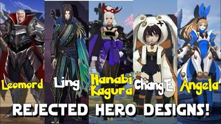 REJECTED HERO DESIGNS IN MOBILE LEGENDS! | WHAT MLBB HEROES COULD'VE LOOK LIKE! | MLBB TRIVIA