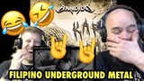 BANDIDO - KARAHASAN 🤘🤘🤘😂🤣 reaction Filipino underground metal🤘