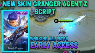 NEW SKIN GRANGER AGENT Z | EARLY ACCESS | HOW TO USE | MOBILE LEGENDS TUTORIAL