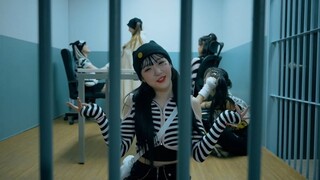 What does it feel like to dance NewJeans OMG in a police station?