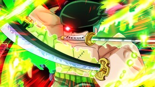 A One Piece Game Roblox: Becoming King Of Hell Zoro In One Video...