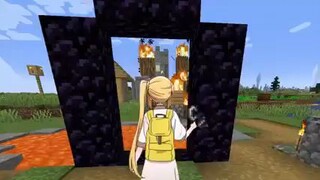 Nijika plays minecraft😂