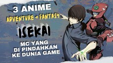 Dimana Karakter Utama  Dipindahkan Ke Dunia Game