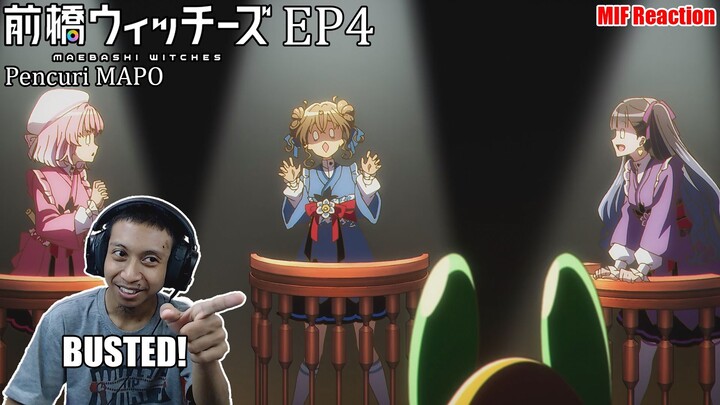 [ID Blind Reaction] Maebashi Witches EP4 - Pencuri MAPO