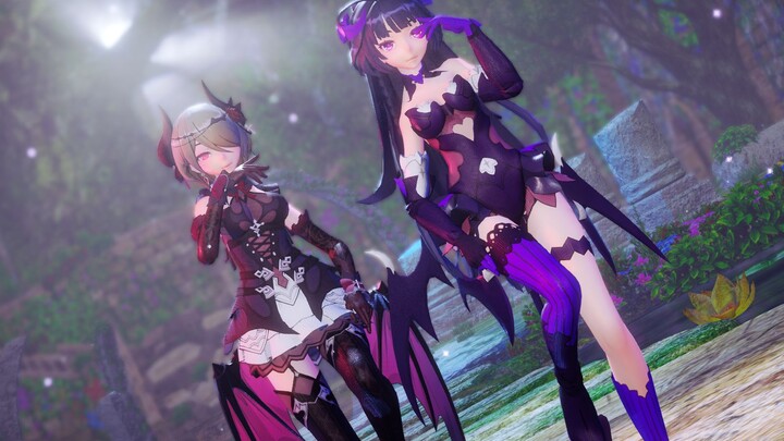 [Honkai Impact III/MMD] Phantom Night Demon & Dusk Whisper Gimme×Gimme