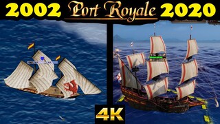 Evolution of Port Royale games (2002-2020)