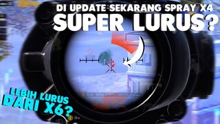 APAKAH BENAR X4 DI UPDATE SEKARANG LEBIH LURUS DARI X6?! - PUBG Mobile