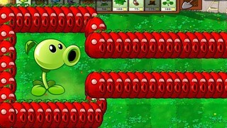 1 Dr Zomboss vs 1 Peashooter Plants vs Zombies มินิเกม Zombotany 2