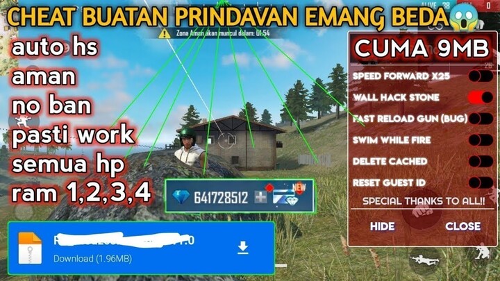 1mb? CHEAT FF TERBARU 2022 MOD MENU AUTO HEADSHOT AMAN 100% WORK SEMUA HP