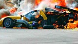 Dale Earnhardt jr American Le mans series crash