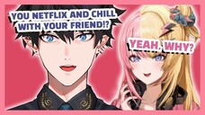 Ren is Glad Kotoka Enjoys Netflix and Chill With Her Friends [Nijisanji EN Vtuber Clip]