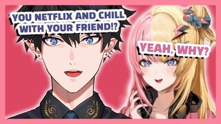 Ren is Glad Kotoka Enjoys Netflix and Chill With Her Friends [Nijisanji EN Vtuber Clip]