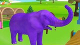 Play DOH Plastisin Lilin Mainan | Gajah Makan Buah Buahan