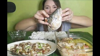 DINAKDAKAN AT SINIGANG NA SALMON