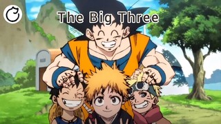 Angkatan 2000an pasti tau ini. Anime The Big Three yang nemenin kita sampe sekarang