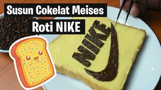 Gambar NIKE Pakai Cokelat Meses | Meses Challenge