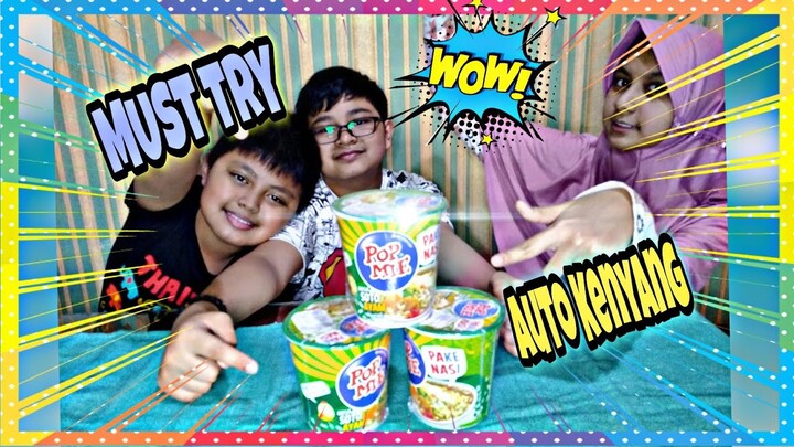 REVIEW POP MIE PANAS PAKE NASI RASA SOTO AYAM