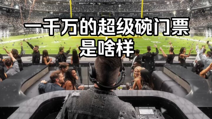 What do Super Bowl tickets worth ten million look like?