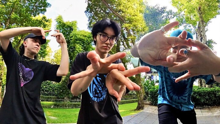 Hand-play year! Super tutting dancer street cypher｜Figo TTut Hoodi Duckman Bread Tower Blue