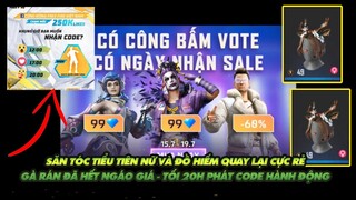 Free Fire | Săn tóc tiểu tiên nữ cực kì dễ luôn - Gà rán hết ngáo giá rồi - 20h phát code hành động!