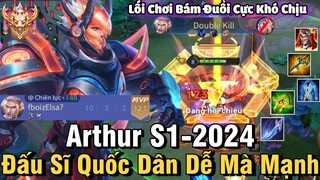 Arthur S1-2024 Liên Quân Mobile | Cách Chơi, Lên Đồ, Phù Hiệu Bảng Ngọc Cho Arthur S1 2024 Đi Top