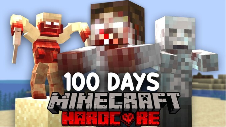 I Survived 100 Days on a ZOMBIE ISLAND in Minecraft...
