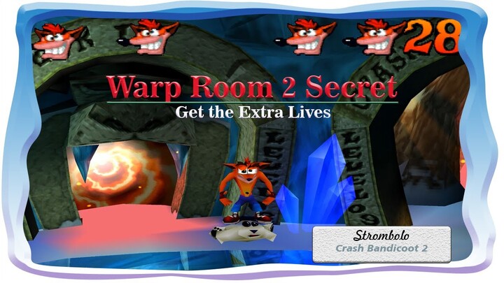 Cara Mendapatkan Tambahan Nyawa Gratis di Warp Room 2 Crash Bandicoot 2 Cortex Strike Back