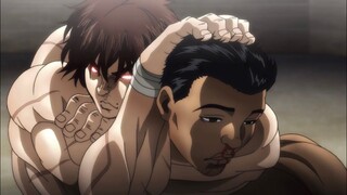 Baki epic fights ( Hanayama stops Spec from attacking Baki and kazue )