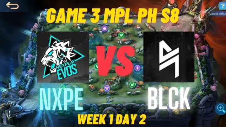 BLCK VS NXPE GAME 3 BLACKLIST INTERNATIONAL VS NXP EVOS | MPL PH SEASON 8 |  WEEK 1 DAY 2