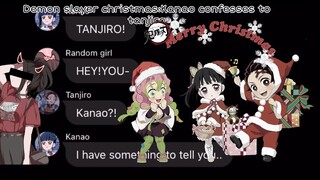 Demon slayer christmas:Tankana confession/Hashiras celebrate christmas