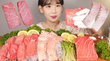 참치 못하고 그만..🐟 참다랑어뱃살, 황새치뱃살, 내뱃살 먹방 Raw Tuna [eating show]mukbang korean food