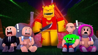 ROBLOX POOH STORY W/ JJ , BOBBY, BOSS BABY, AND MASHA | Funny Moments