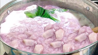 Cách nấu Chè Khoai Môn nước cốt dừa dẻo ngon béo ngậy đơn giản hơn nhiều so với cách truyền thống