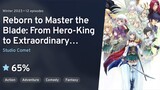 Reborn to Master the Blade: From Hero-King to Extraordinary(Episode 1)