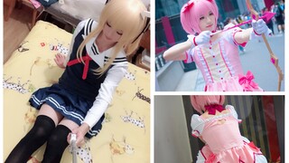 Women dress up to go to the manga exhibition for cosplay. Do you like Eiri and Madoka like this?