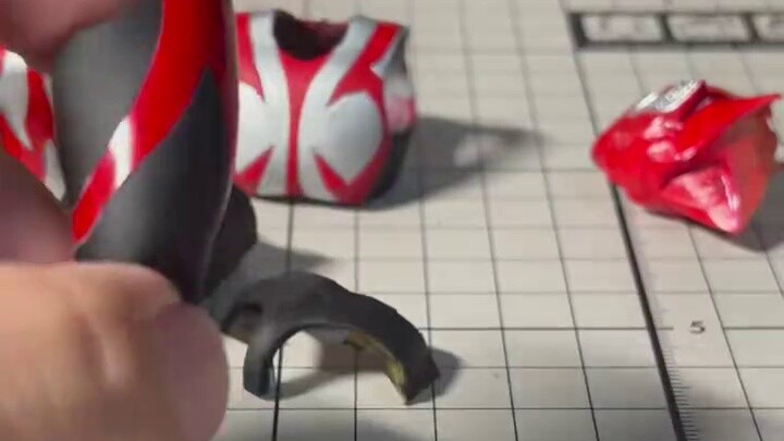 [Diedit sendiri] SHFiguarts Ultraman si Kucing Monster (Asli oleh Xenon si Kucing Monster Alam Semes