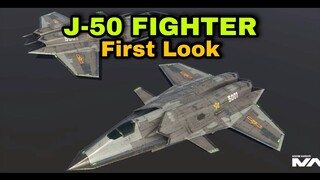 Modern Warships: incoming J-50 FIGHTER first look.