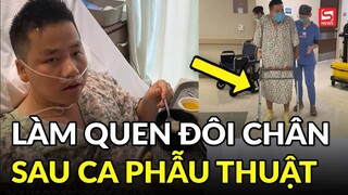 Khoa Pug lần đầu làm quen với đôi chân kéo dài: 1 bước đi vạn dặm đau