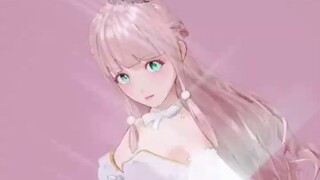 My girlfriend recently had white hair and looks beautiful