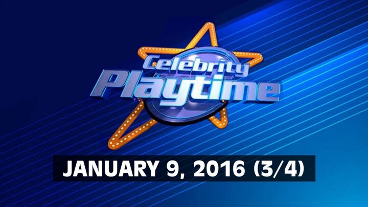 Celebrity Playtime (3/4) | January 9, 2016 | ALLTV HD