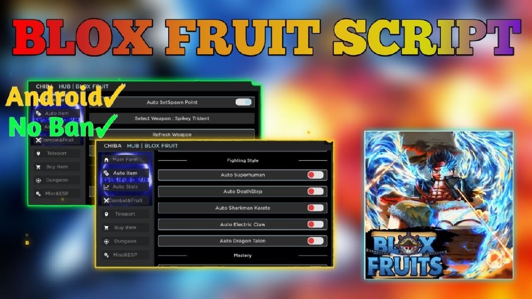 Best Blox Fruits Script - Farming, Teleports, Visuals & More