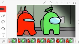 How to make Among us ANIMATION in flipaclip/finger draw