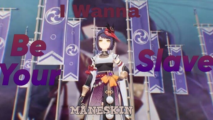 「 I WANNA BE YOUR SLAVE | Kujou Sara - Genshin Impact (Short GMV) 」