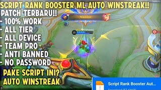 Wajib Coba! Script Rank Booster Auto Winstreak Terbaru 2022 No Password Patch Terbaru|Mobile Legends