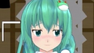 [Newcomer's work] In order to collect faith, Sanae showed it to the reporter reluctantly...