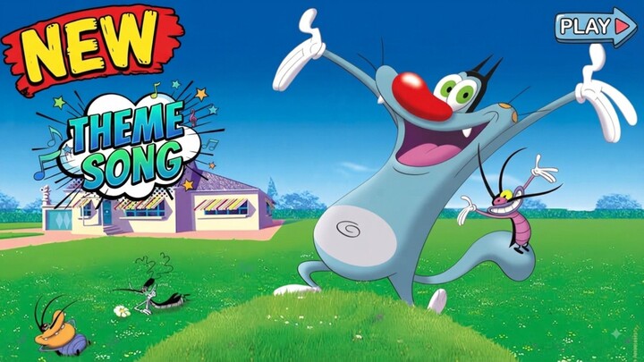 Oggy and the Cockroaches – NEW Theme Song 🐱🪳🔥 | Chaotic Cartoon Opening Theme