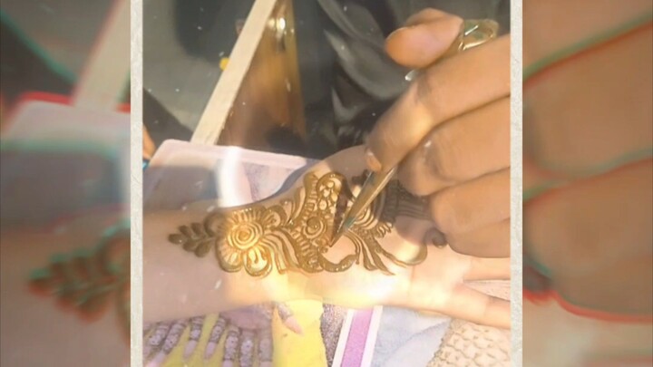 #mehandi artist hard work 💯👈⚡